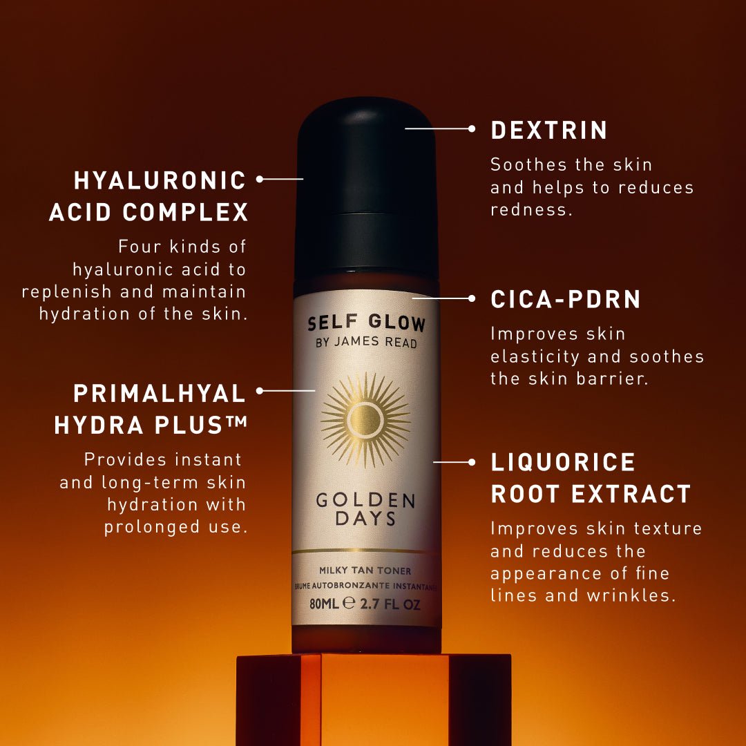 Golden Days Milky Tan Toner - Self Glow by James ReadSkincareJRMTT80